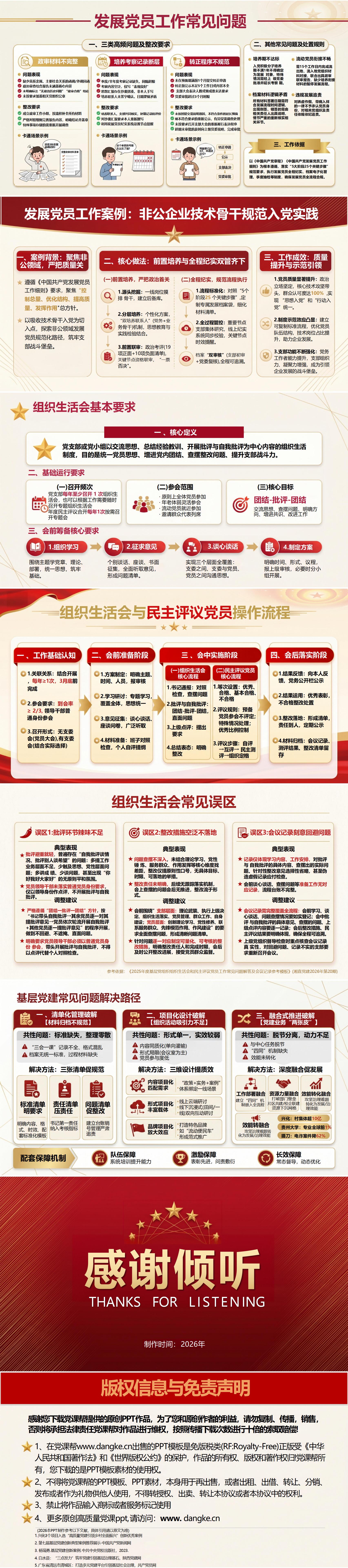 支部书记讲党课PPT下载：基层党建实务与案例（16页+配套讲稿）内容页预览