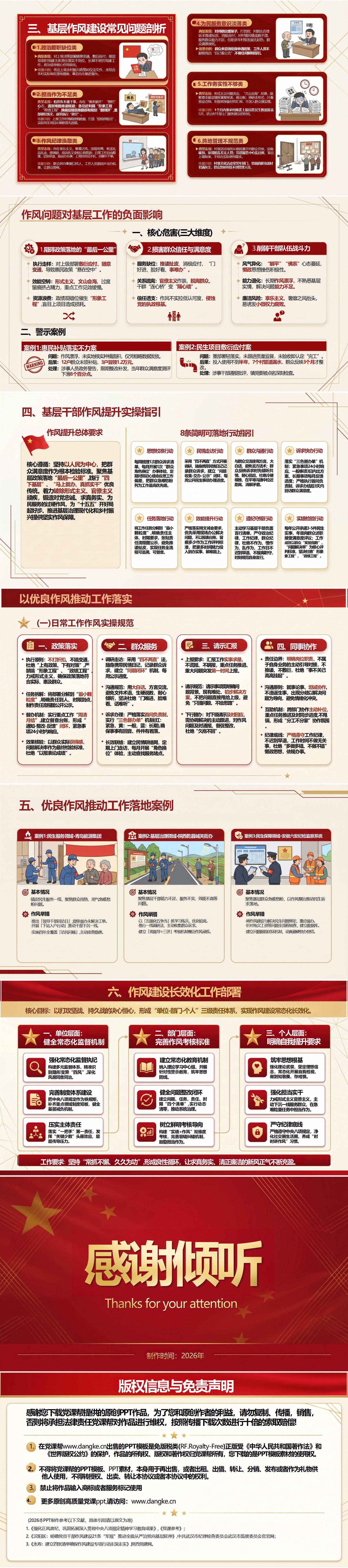 作风建设领导干部讲党课PPT：以优良作风推动工作落实（16页+配套讲稿）内容页预览