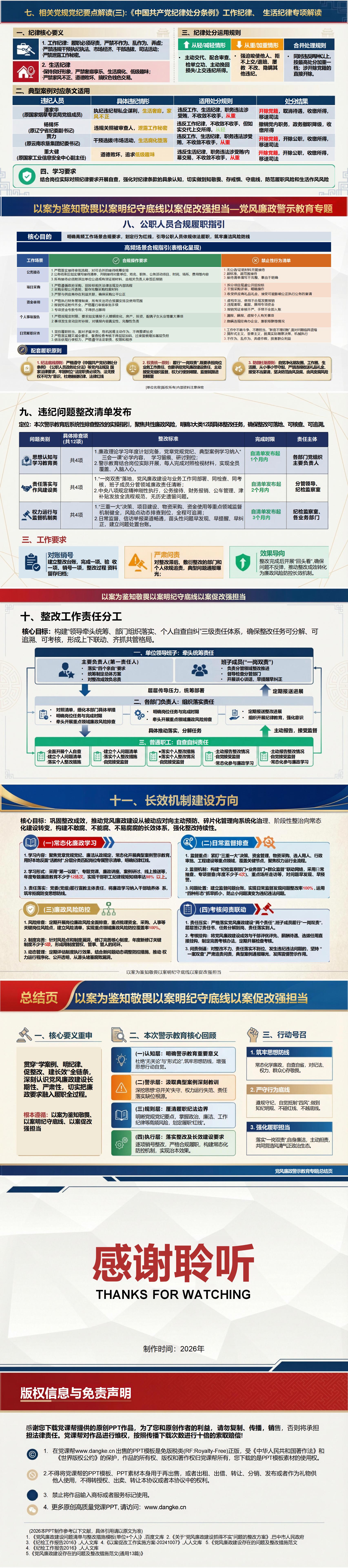 讲廉政党课PPT下载：以案为鉴知敬畏（16页+配套讲稿）内容预览2
