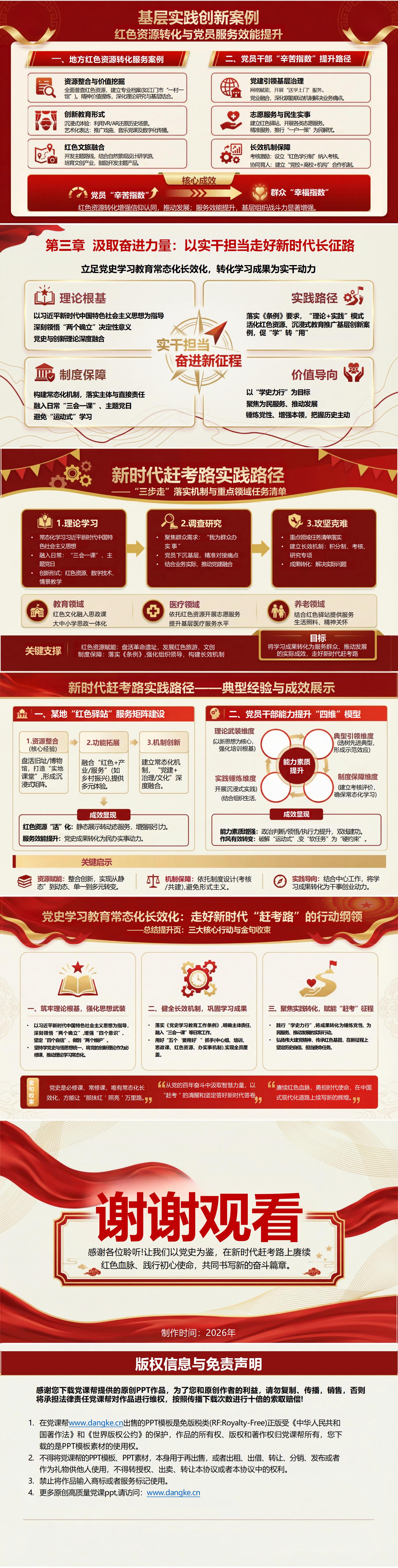 党史学习专题党课整套资料：党史教育常态化长效化专题党课（14页+配套讲稿资料包）内容页预览