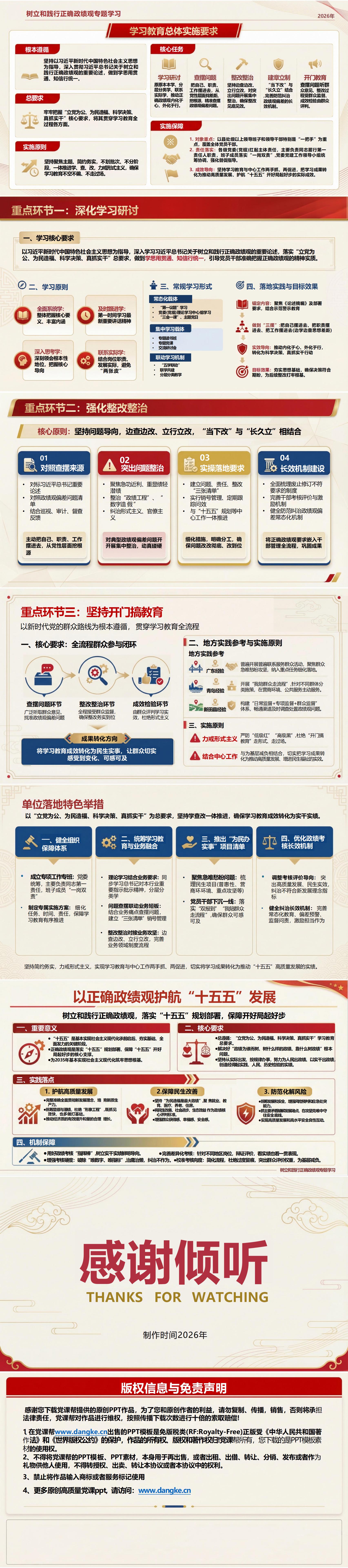 政绩观学习教育PPT下载：以实干实绩书写中国式现代化新篇章（16页+配套讲稿）内容页预览