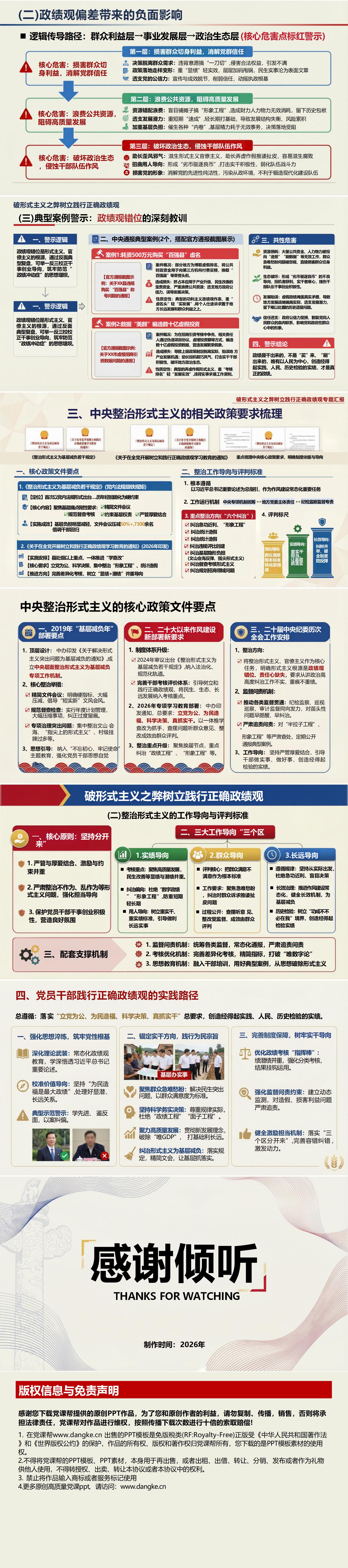 破形式主义政绩观PPT下载：树立践行正确政绩观（16页+配套讲稿）内容页预览