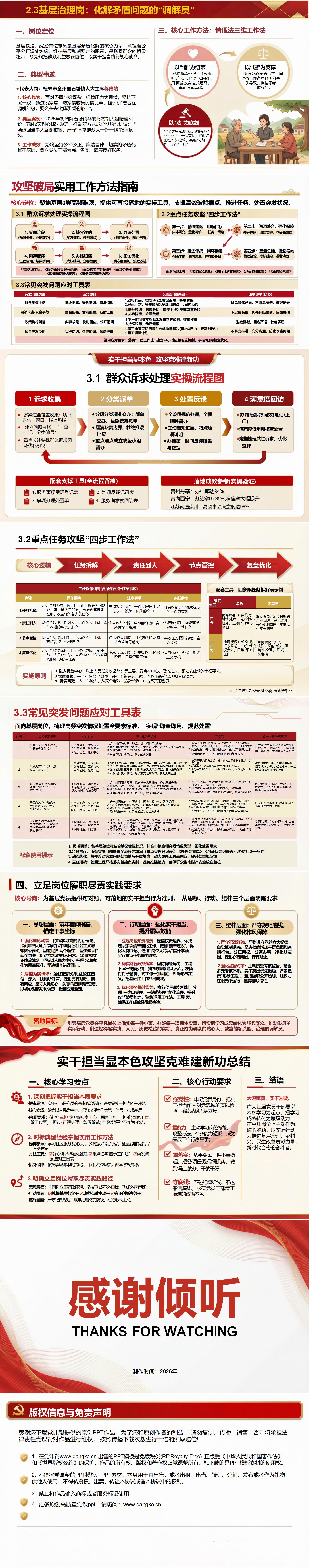 党员实干担当讲党课PPT下载：实干担当显本色攻坚克难建新功（17页+配套讲稿）内容页预览