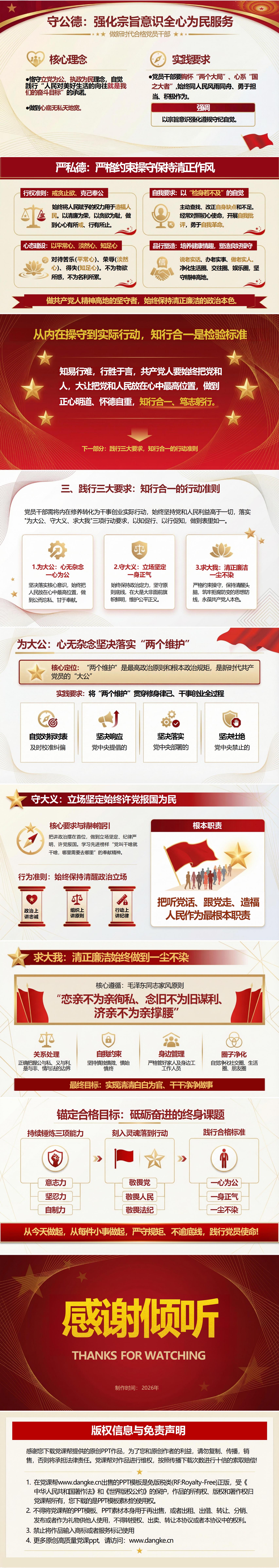 领导干部讲规矩底线党课PPT下载：严守规矩不逾底线做新时代合格党员干部（20页+配套讲稿）内容页预览