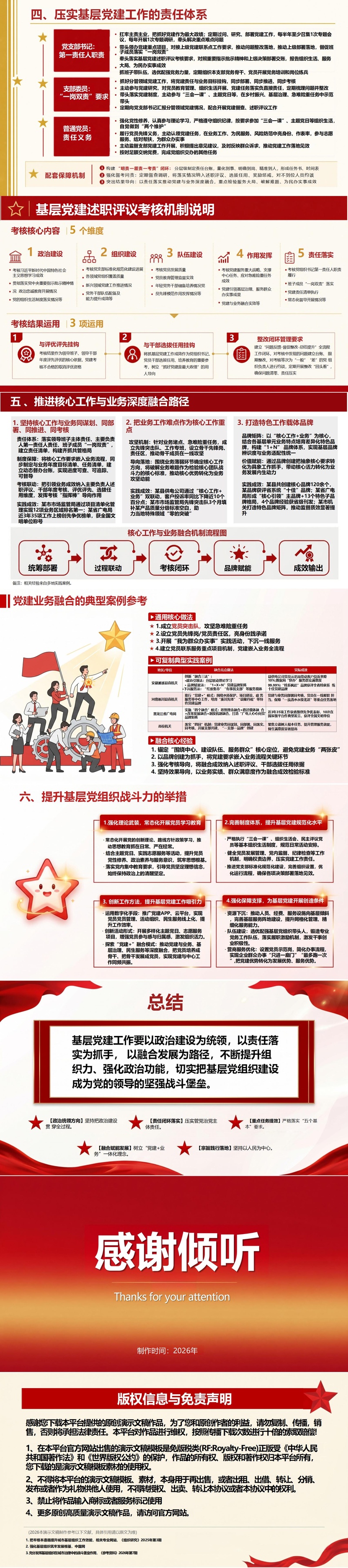 支部书记讲专题党课PPT下载：夯实基层党建根基 发挥战斗堡垒作用（15页+配套讲稿）内容预览2