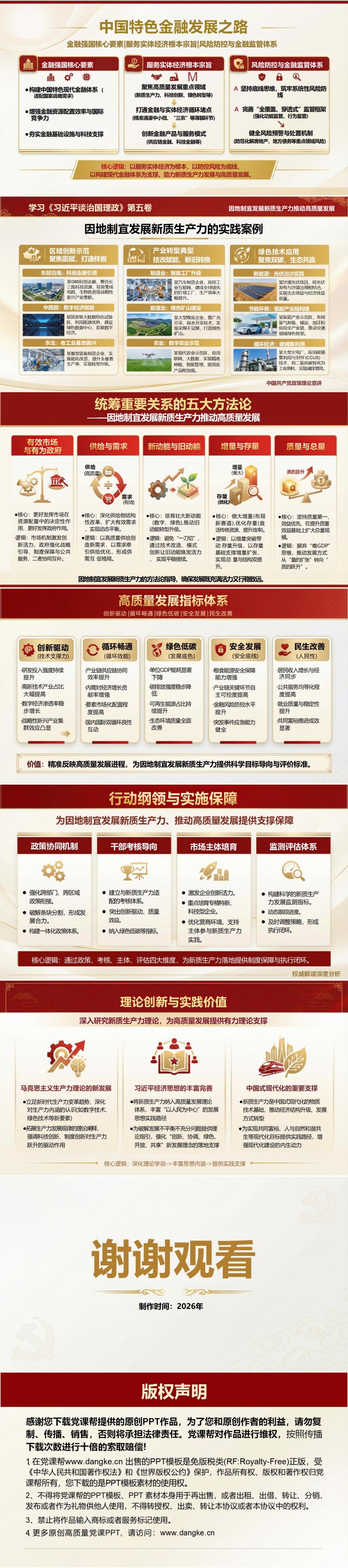 讲党课PPT模板全套：因地制宜发展新质生产力（16页+配套讲稿）内容预览2