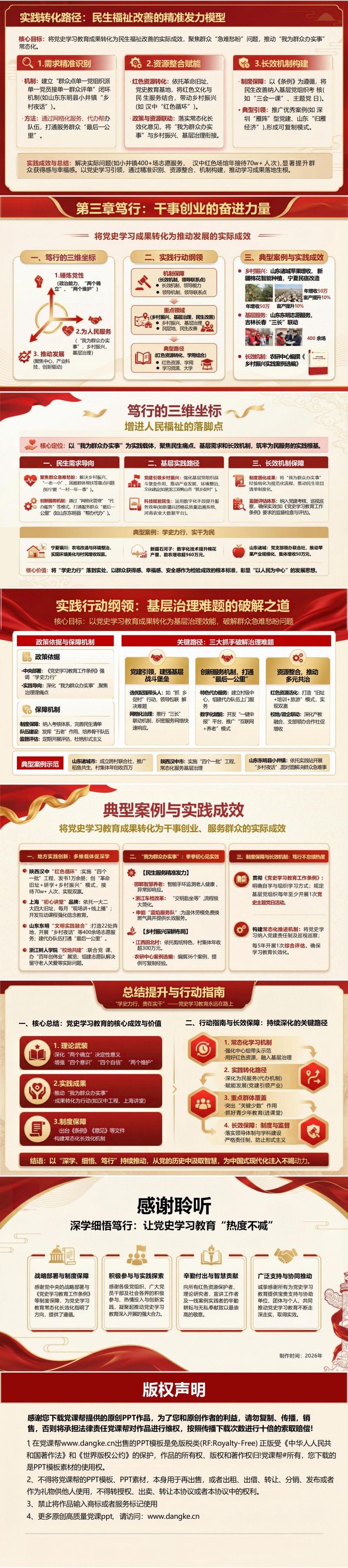 党史学习教育专题党课PPT：在党史学习中坚定理想信念（15页+配套讲稿）内容预览2