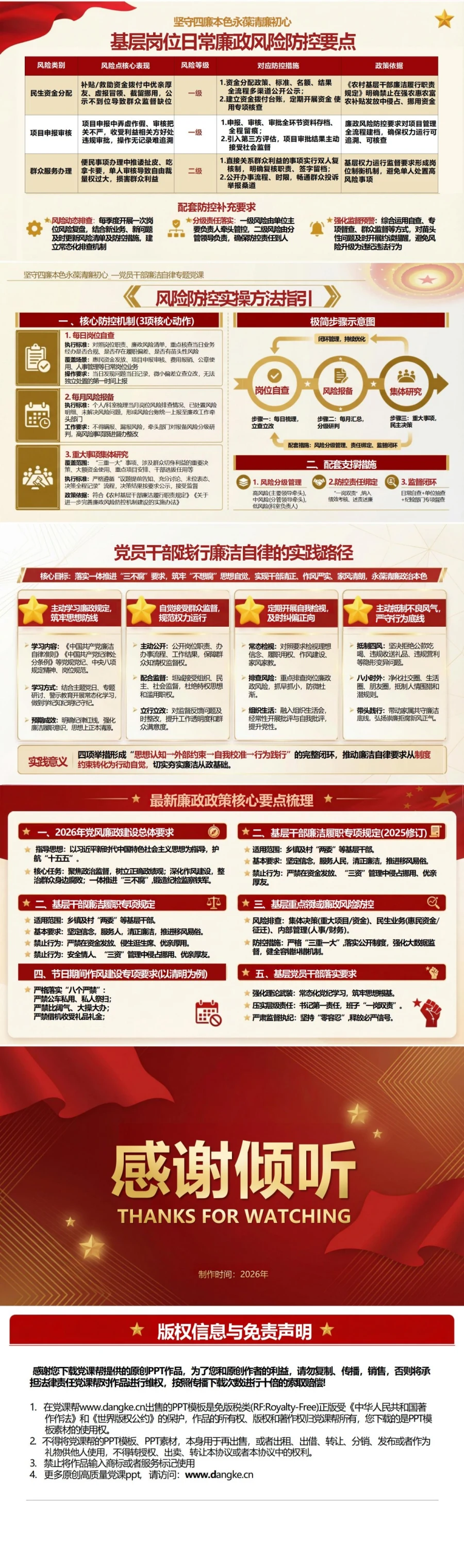 党员讲廉洁自律党课PPT下载：坚守四廉本色永葆清廉初心（16页PPT+12页讲稿）内容预览2