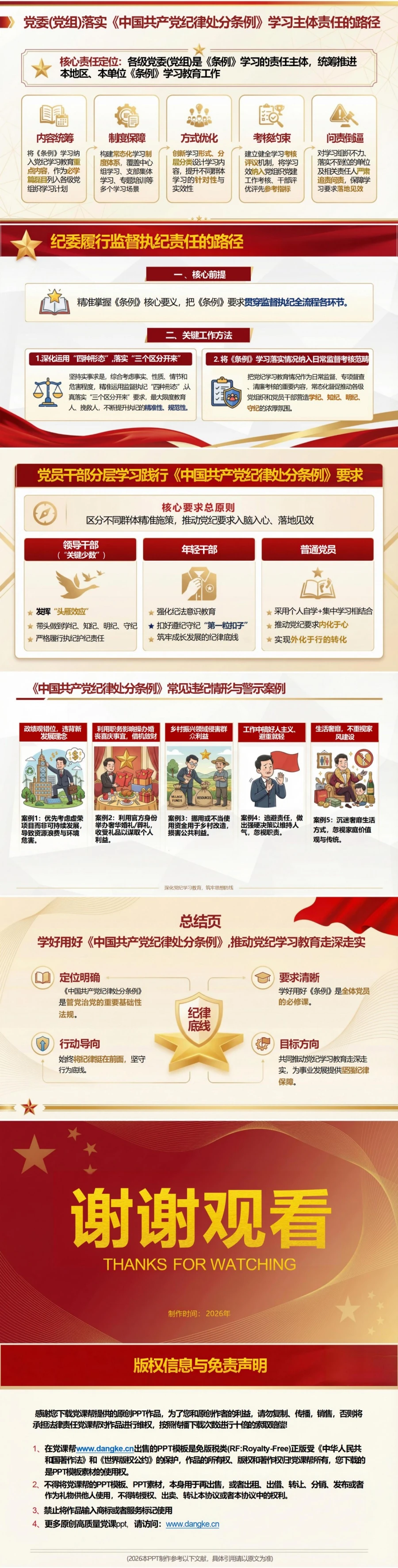 支部书记讲纪律处分条例党课PPT下载：学好用好《条例》推动党纪学习教育走深走实（18页+配套讲稿）内容预览2