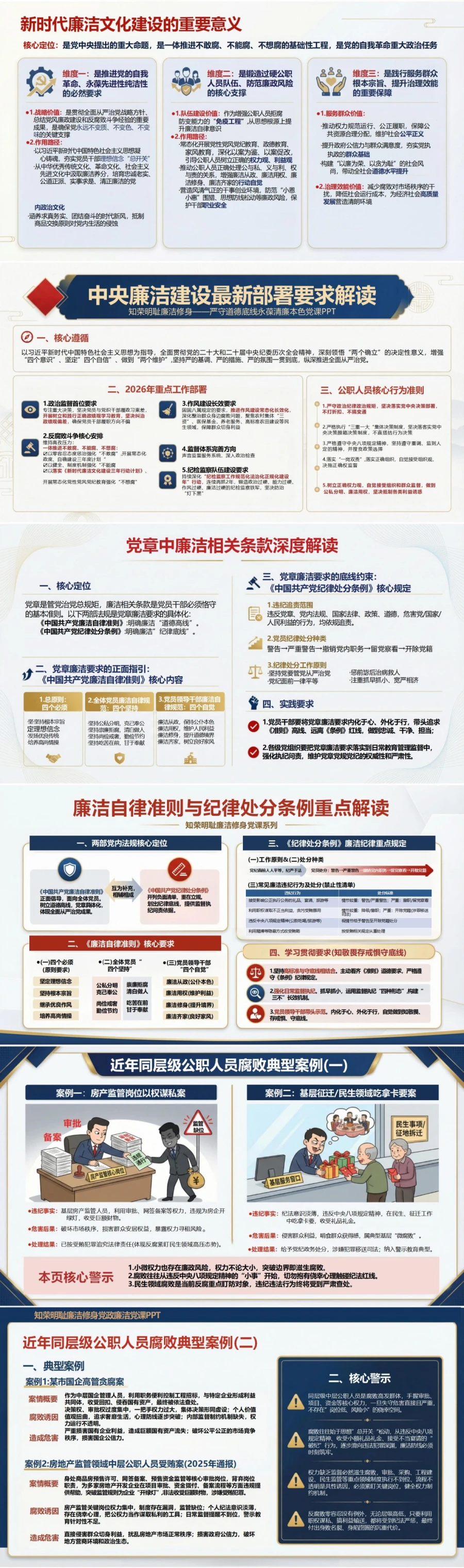 领导干部讲廉洁修身党课PPT下载：知荣明耻严守道德底线永葆清廉本色（16页+配套讲稿）封面图2