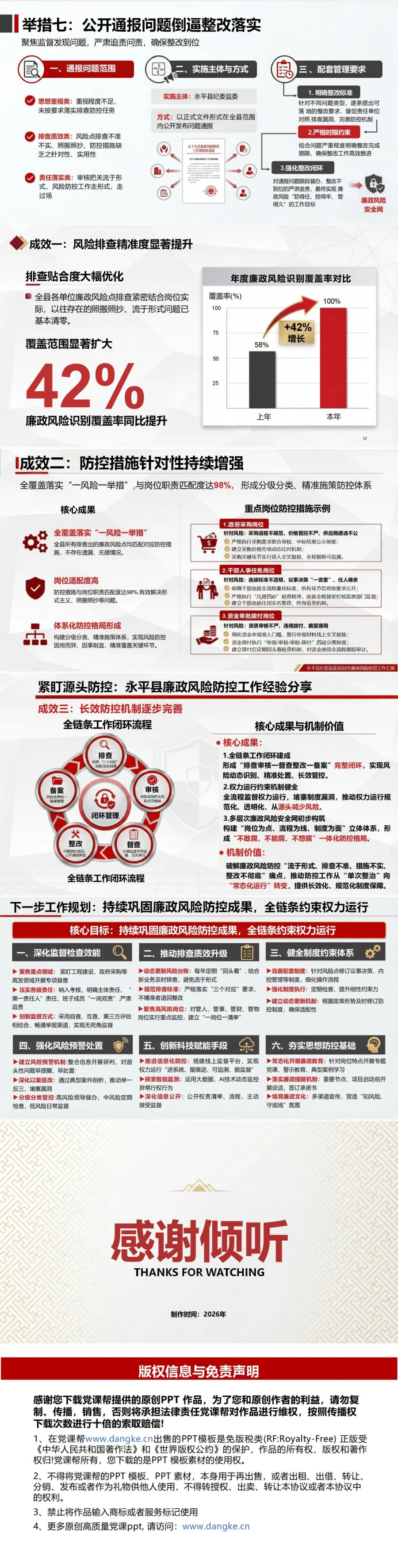 党员讲廉政风险防控党课PPT下载：紧盯源头防控筑牢廉政防线（17页+配套讲稿）内容预览2