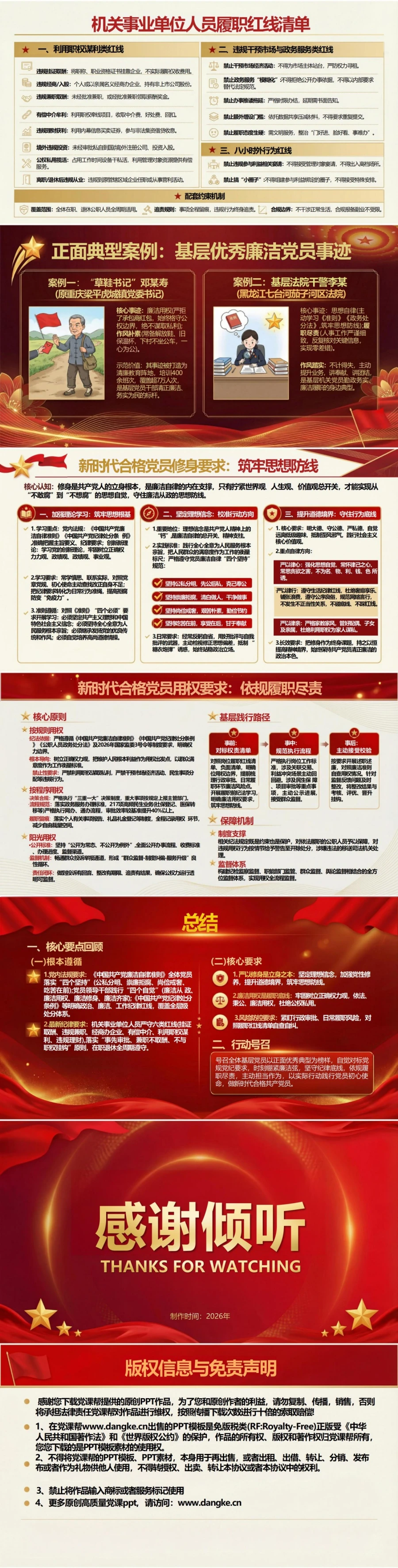 领导干部讲廉洁用权党课PPT下载：严以修身廉洁用权 做新时代合格共产党员（17页+配套讲稿）内容预览2