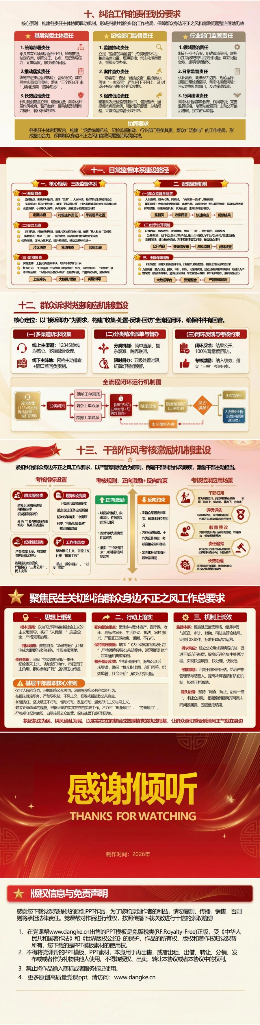 领导干部讲群众身边不正之风党课PPT下载：聚焦民生关切 坚决纠治群众身边不正之风（18页+配套讲稿）内容预览2