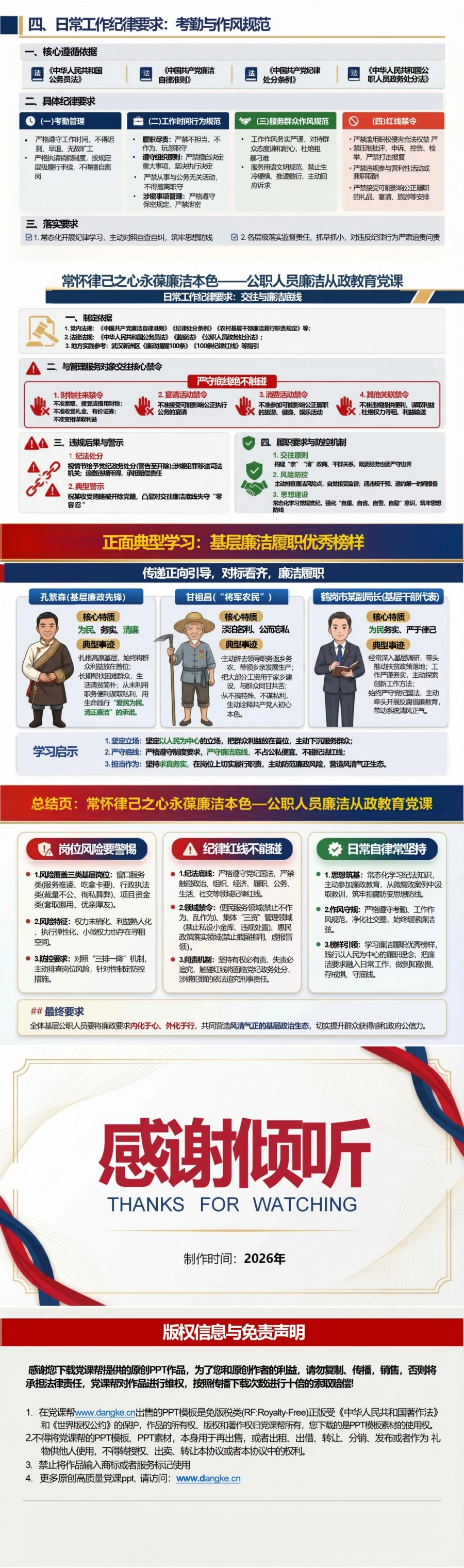 领导干部讲廉洁从政党课PPT下载：常怀律己之心 永葆廉洁本色（16页+配套讲稿）内容预览2