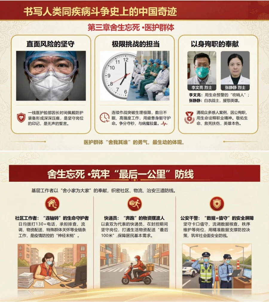 领导干部讲生命至上精神党课PPT下载：书写人类同疾病斗争史上的中国奇迹（19页+配套讲稿）内容预览1