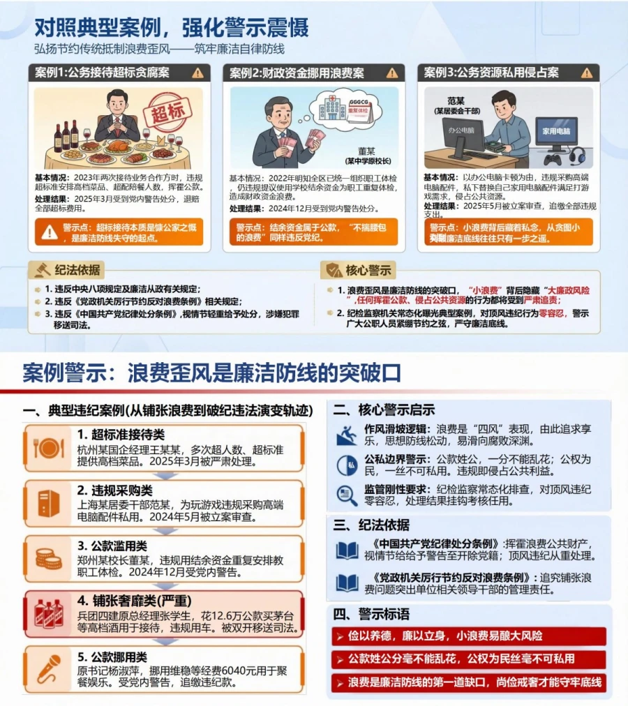 厉行节约讲党课PPT下载：弘扬节约传统 抵制浪费歪风 筑牢廉洁自律防线（16页+配套讲稿）内容预览1