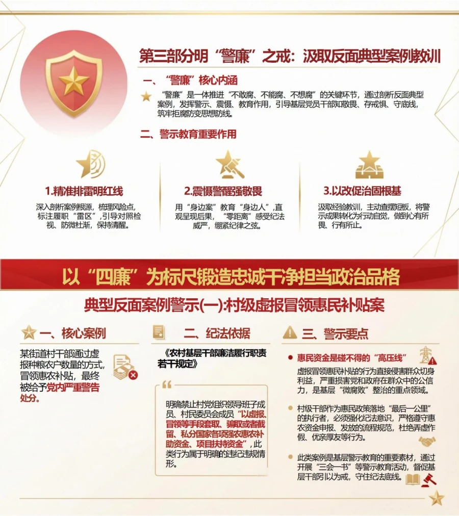 党员讲四廉教育党课PPT下载：以“四廉”为标尺 锻造忠诚干净担当政治品格（17页+配套讲稿）内容预览1