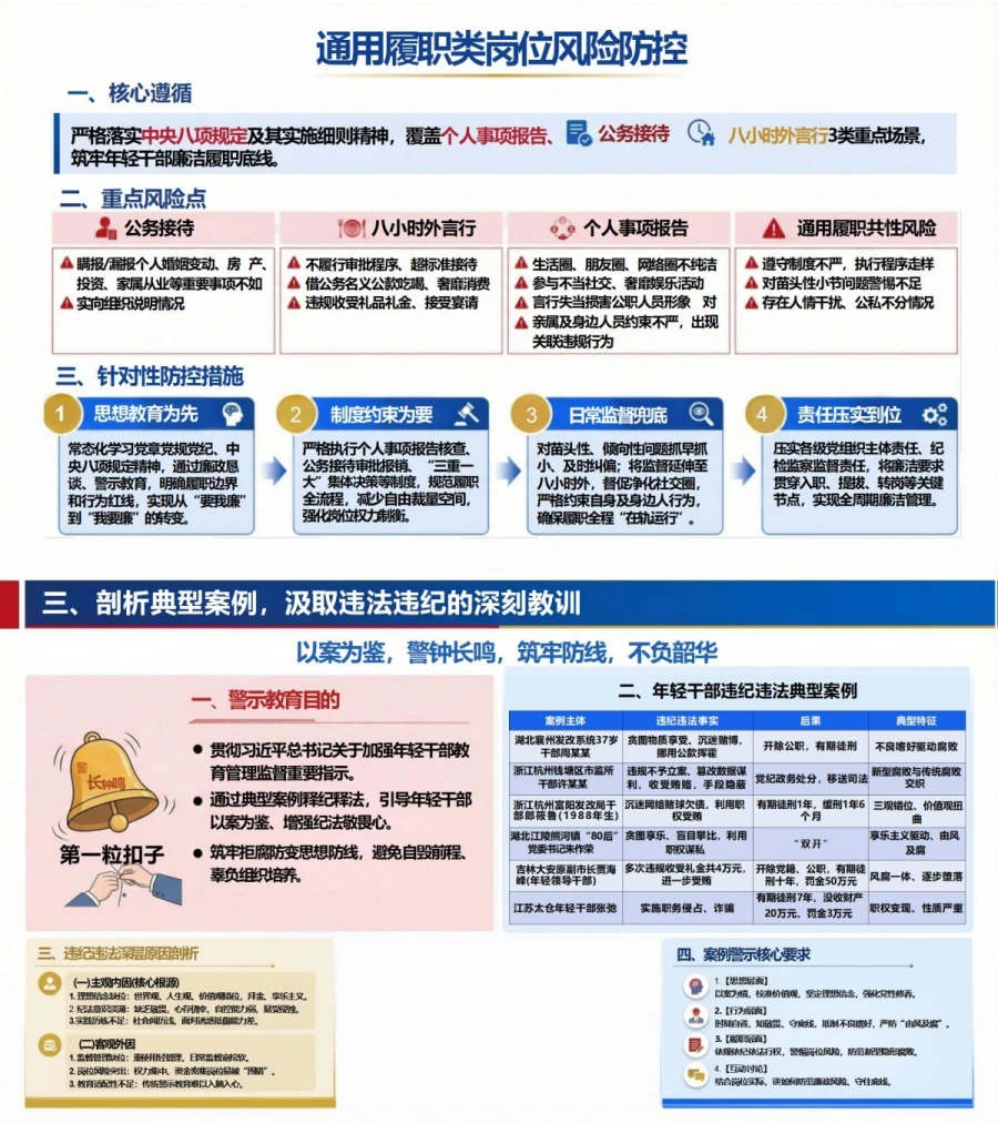 党员讲年轻干部廉洁党课PPT下载：守初心严纪律 年轻干部要系好廉洁“安全带”（17页+配套讲稿）内容预览1