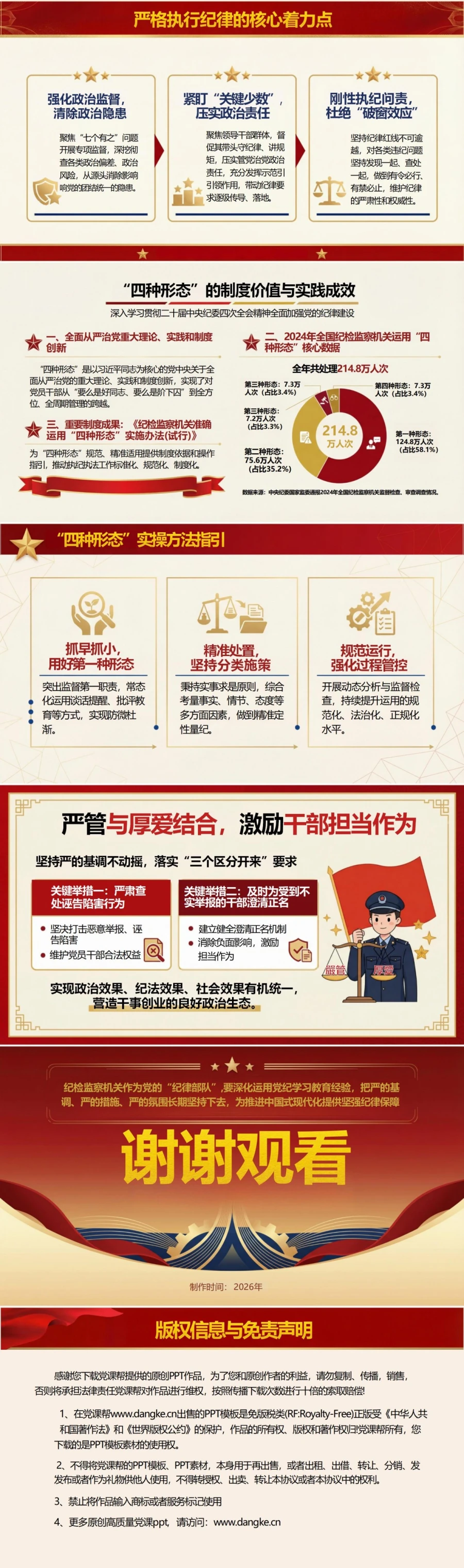 支部书记讲党纪学习教育党课PPT下载：学习贯彻二十届中央纪委四次全会精神（16页+配套讲稿）内容预览2