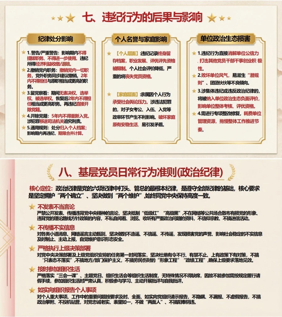 支部书记讲纪律规矩党课PPT下载：把纪律规矩刻印在心落实于行（18页+配套讲稿）内容预览1