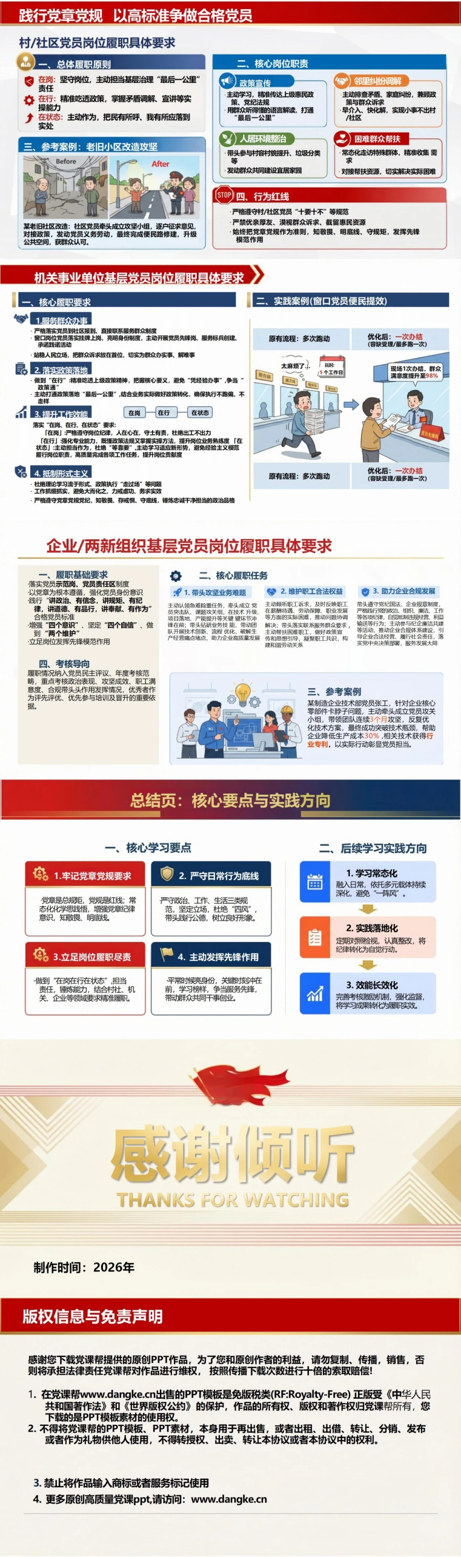 党章党规讲党课PPT下载：践行党章党规争做合格党员（16页+配套讲稿）内容预览2