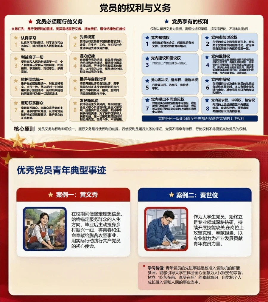大学生如何端正入党动机PPT：从众功利心理辨析与成长路径｜课件+讲稿内容预览1