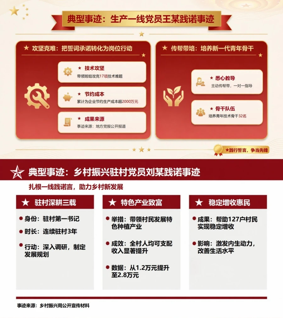 重温入党誓词践行誓言PPT：把誓词承诺转化为岗位行动｜课件+讲稿内容预览1