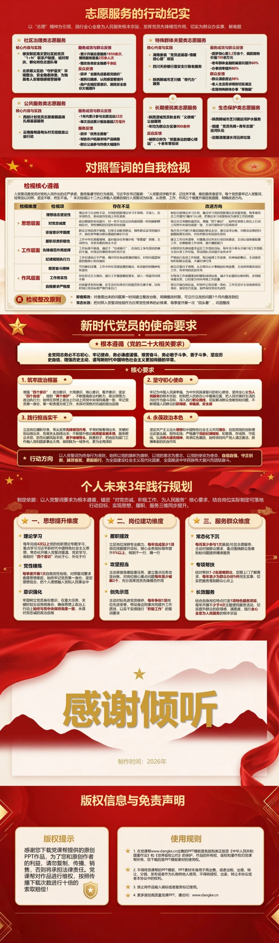 七一重温入党誓词PPT：在党的生日回望个人入党选择｜课件+讲稿内容预览2