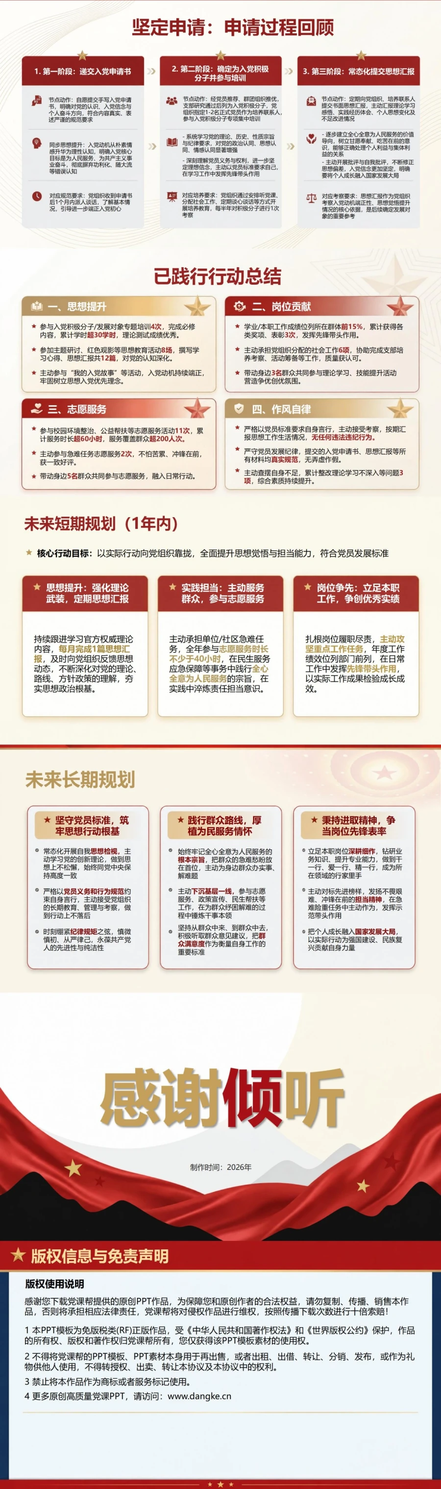 入党申请答辩入党动机PPT：我的入党初心形成过程｜课件+讲稿内容预览2