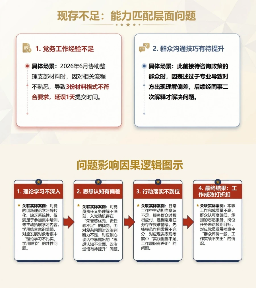 入党申请答辩自我评价PPT：从现实表现查找自身不足｜课件+讲稿内容预览1