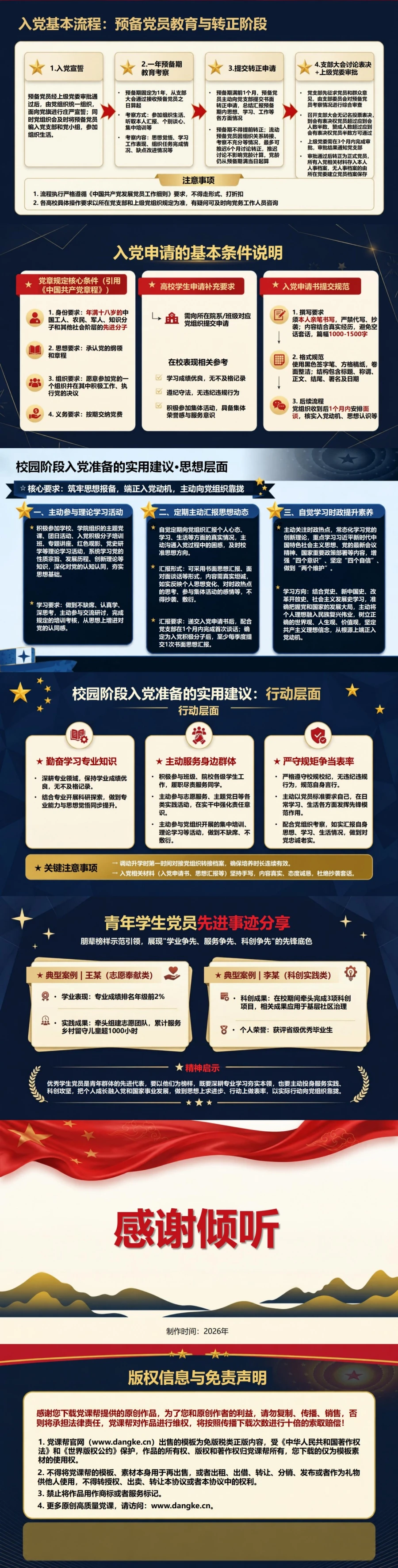 新生入党启蒙教育PPT：大学新生的首次政治启蒙｜课件+讲稿内容预览2