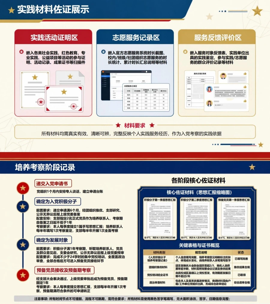 大学生入党答辩材料PPT：用成长证据支撑现实表现｜课件+讲稿内容预览1