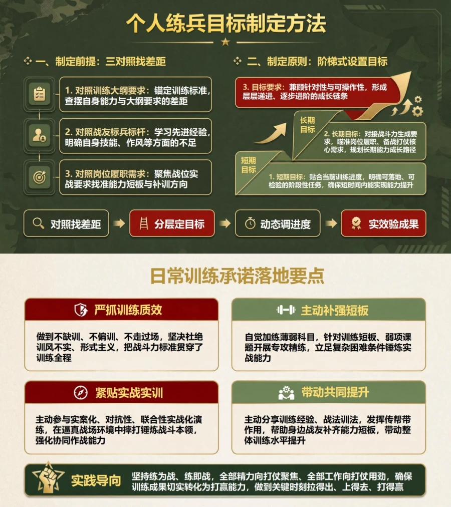 部队入党宣誓仪式PPT：战位承诺与练兵备战责任｜课件+讲稿内容预览1