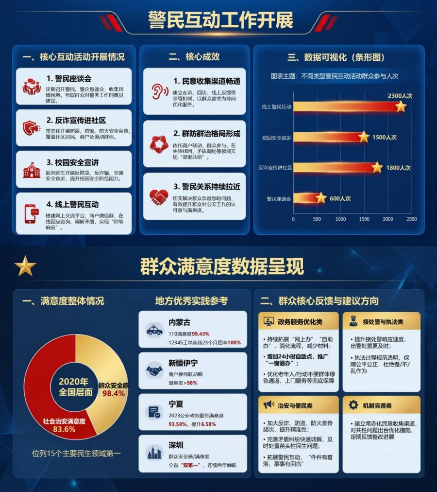 公安民警入党思想汇报PPT：执法执勤中的纪律要求与群众工作｜课件+讲稿内容预览1