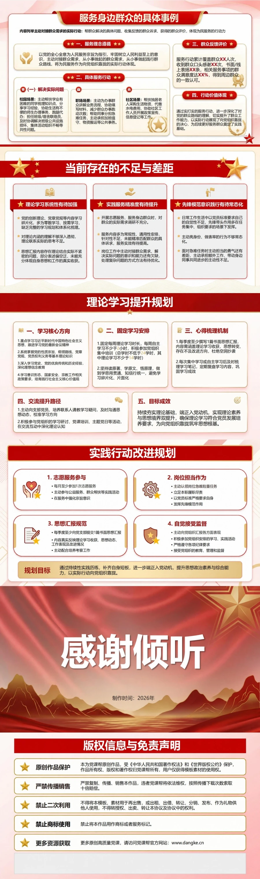 入党申请人思想汇报PPT：递交申请后的首次思想认识汇报｜课件+讲稿内容预览2