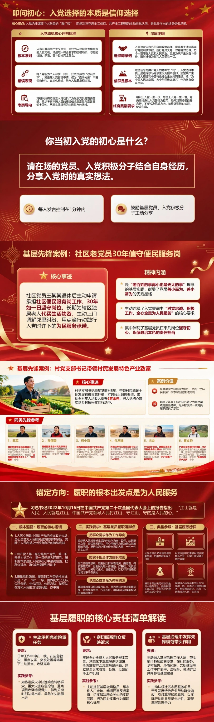 入党誓词解读初心使命PPT：从入党选择理解共产党员的初心使命｜课件+讲稿封面图2