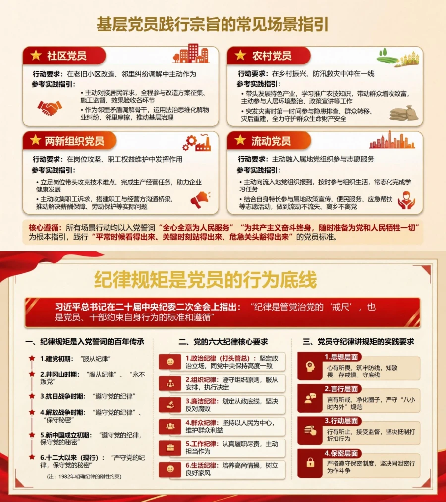 入党誓词的新时代解读PPT：对照新时代党员要求说明现实含义｜课件+讲稿内容预览1