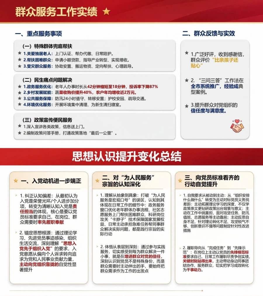 入党积极分子季度思想汇报PPT：本季度学习收获与行动改进｜课件+讲稿内容预览1