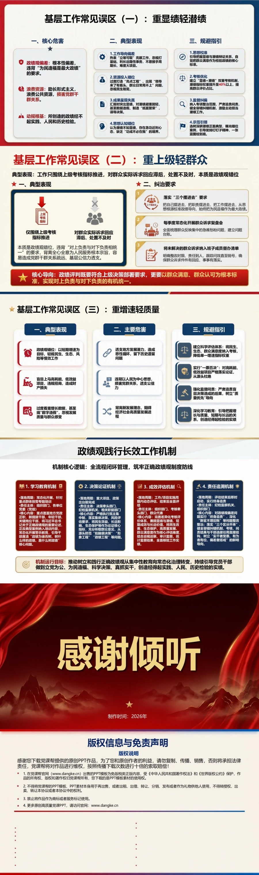 领导干部正确政绩观PPT：强化关键少数示范带动责任｜课件+讲稿内容预览2