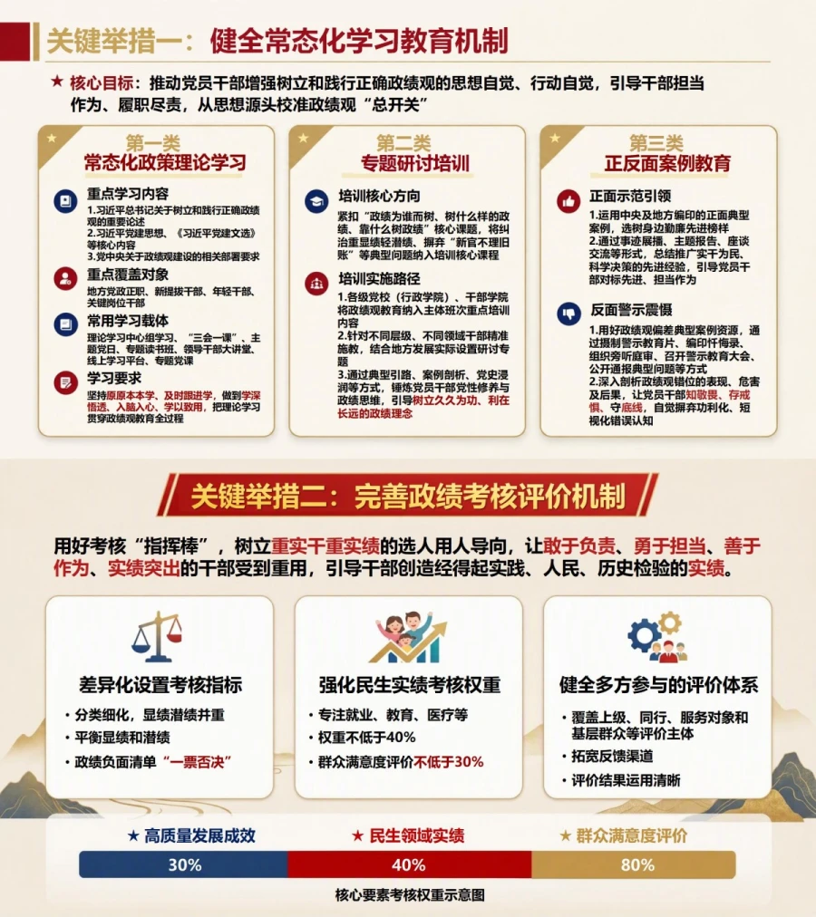 政绩观长效机制PPT：巩固拓展学习教育成果｜课件+讲稿内容预览1