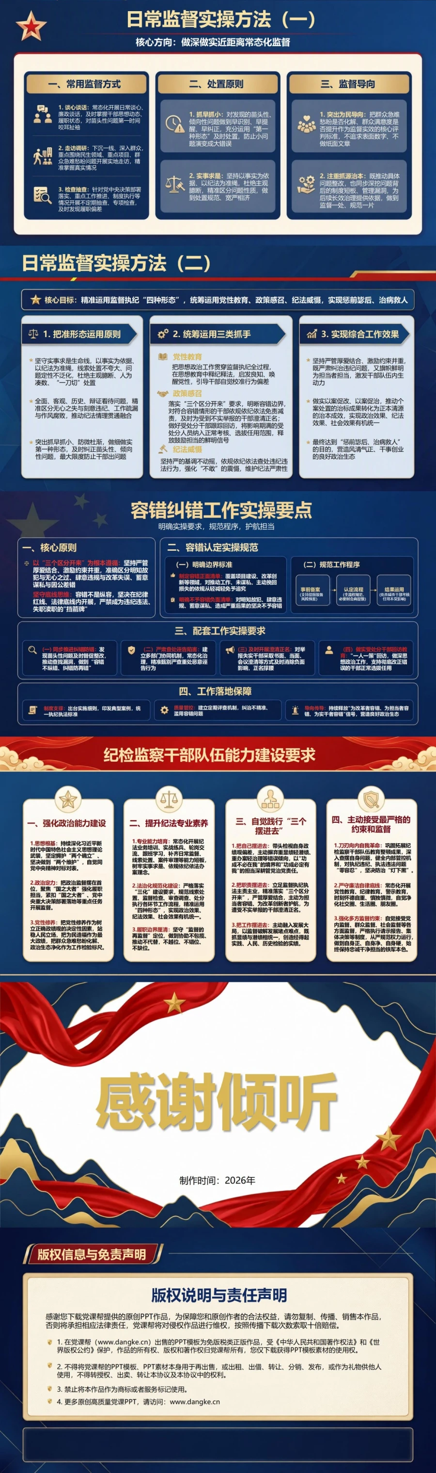 纪检监察干部政绩观PPT：以监督实效护航担当作为｜课件+讲稿内容预览2