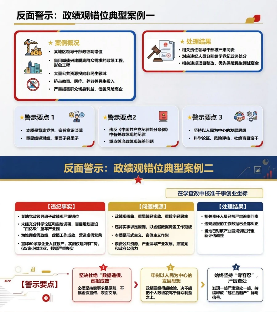 政绩观专题研讨PPT：在学查改中校准干事创业坐标｜课件+讲稿内容预览1