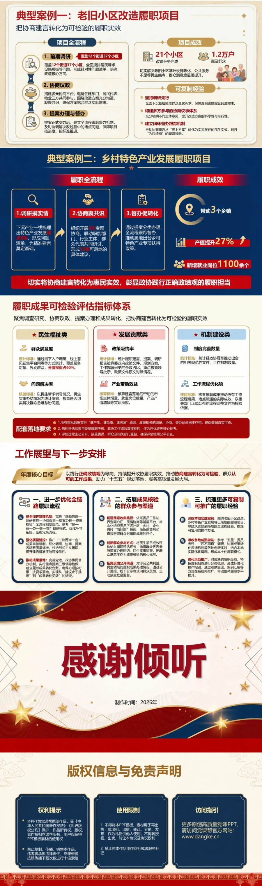 政协践行正确政绩观PPT：把协商建言转化为可检验的履职实效｜课件+讲稿内容预览2