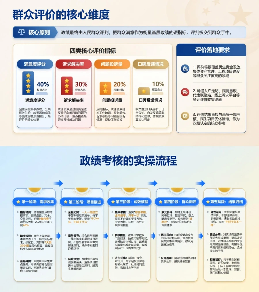 基层干部树立正确政绩观PPT：从群众小事识别基层真实政绩｜课件+讲稿内容预览1
