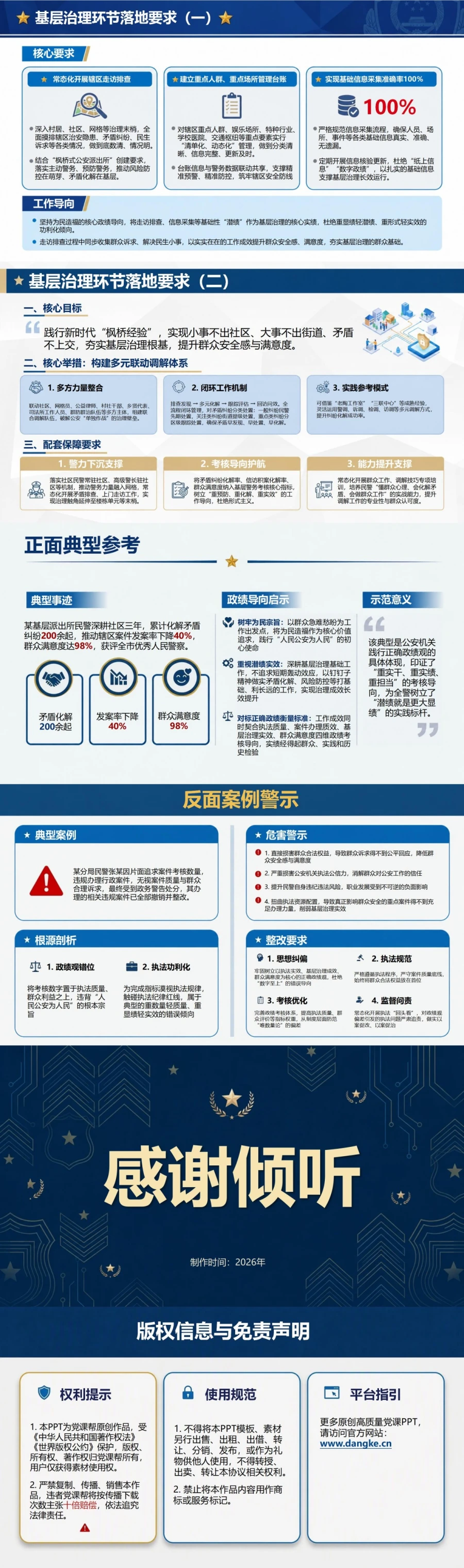 公安民警如何树立正确的政绩观PPT：聚焦执法办案与基层治理的真实成效｜课件+讲稿内容预览2