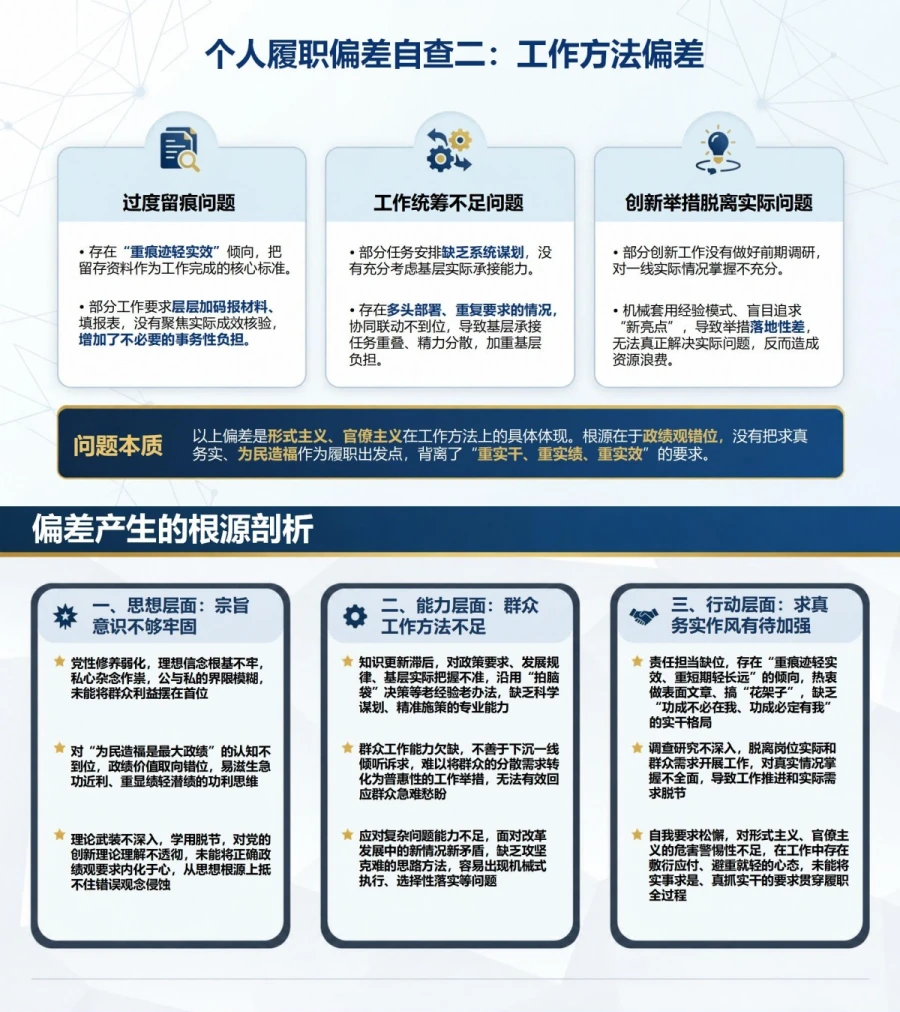 树立正确政绩观心得体会PPT：从岗位偏差反思个人履职取向｜课件+讲稿内容预览1