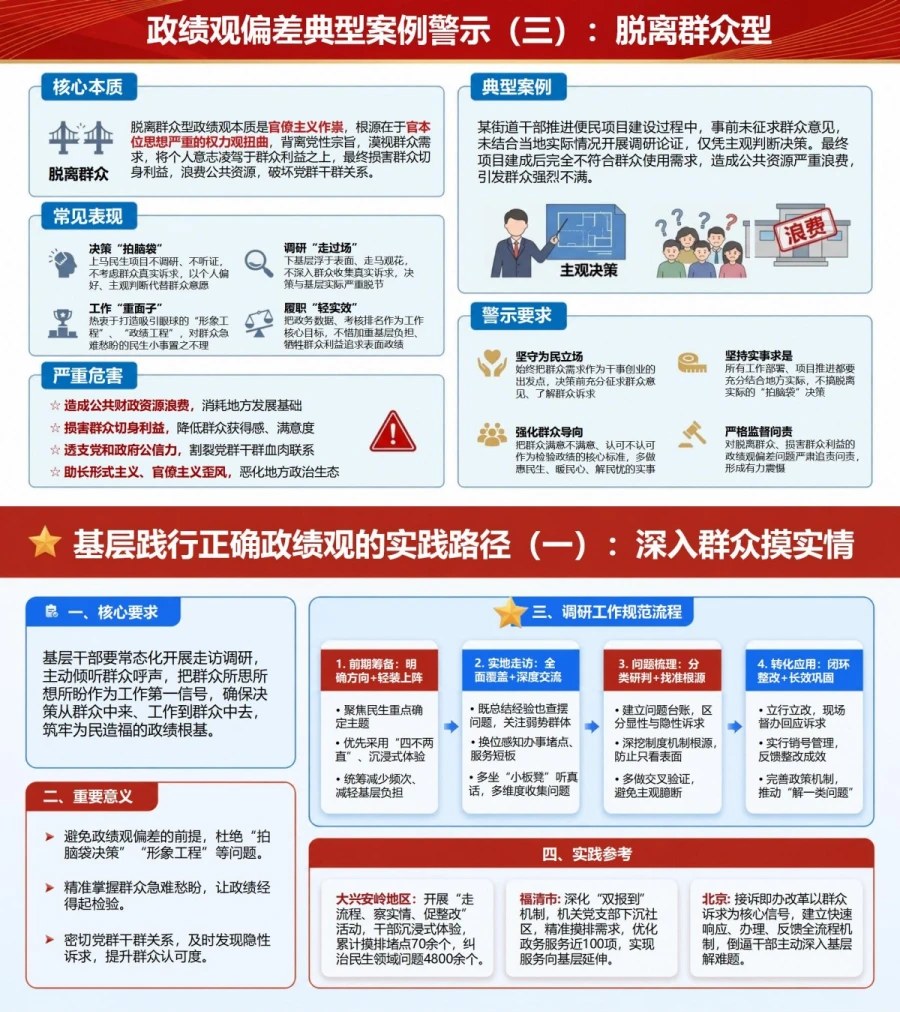 树立正确政绩观专题党课PPT：从为民立场到实干成效的系统辅导｜课件+讲稿内容预览1
