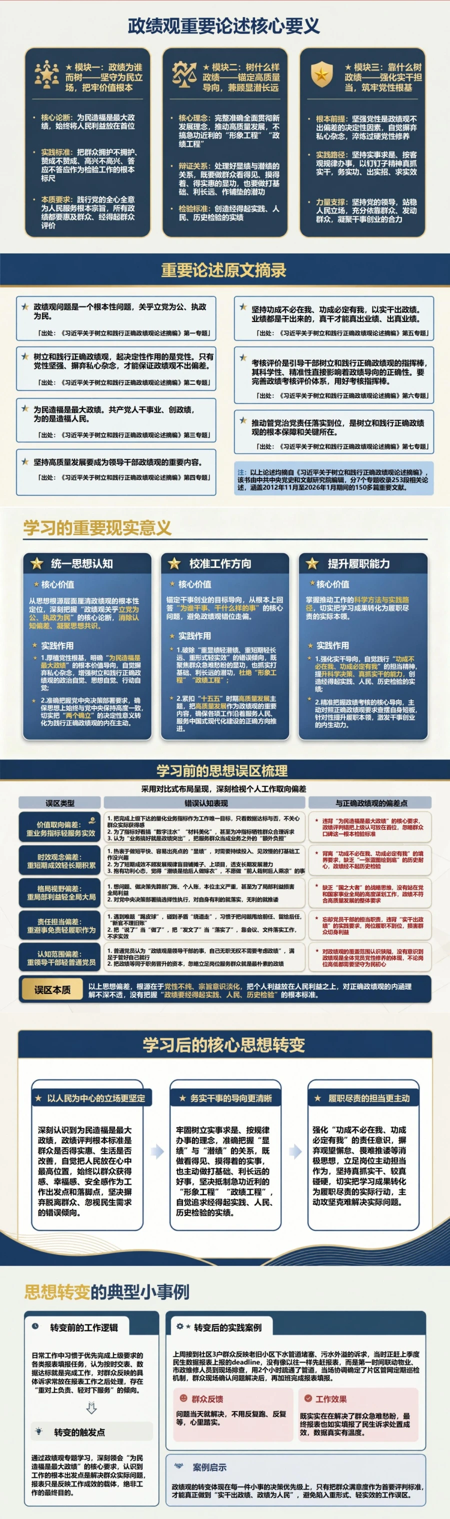政绩观重要论述心得PPT：用理论认识检视个人工作取向｜课件+讲稿封面图2