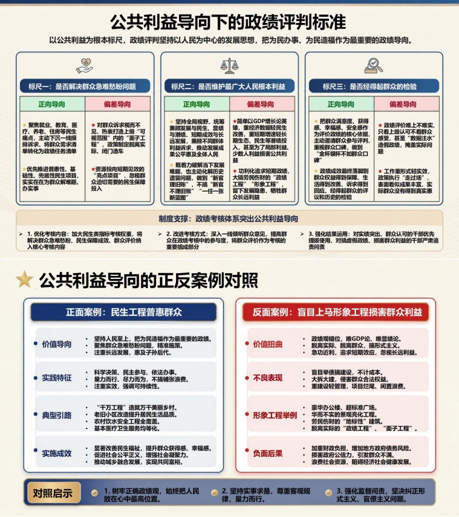 治国理政中政绩观论述PPT：从治理目标理解干部实绩要求｜课件+讲稿内容预览1
