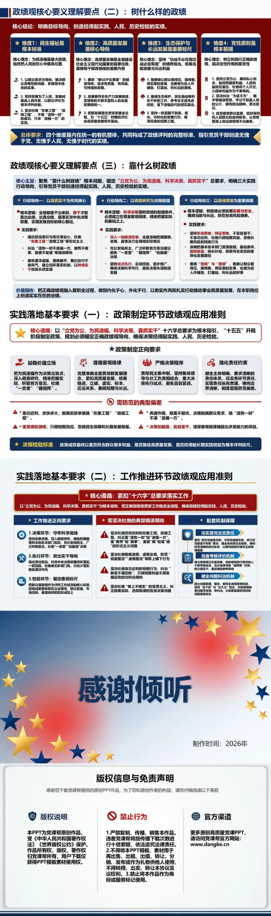 政绩观的重要论述原文PPT：结合出处语境准确理解原意｜课件+讲稿内容预览2